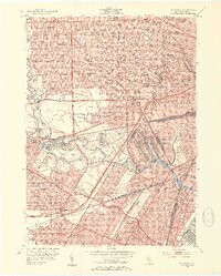 DEARBORN, MI HISTORICAL MAP GEOPDF 7.5X7