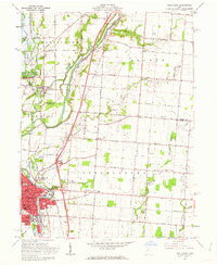 PIQUA EAST, OH HISTORICAL MAP GEOPDF 7.5