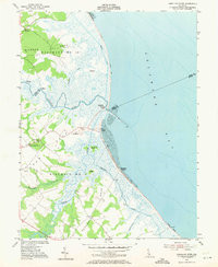 MISPILLION RIVER, DE HISTORICAL MAP GEOP
