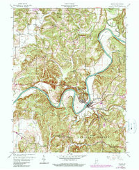 SHOALS, IN HISTORICAL MAP GEOPDF 7.5X7.5