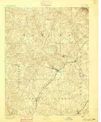 LAUREL, MD HISTORICAL MAP GEOPDF 15X15 G