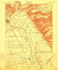 RED BLUFF, CA HISTORICAL MAP GEOPDF 15X1