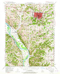 COLUMBIA, MO HISTORICAL MAP GEOPDF 15X15