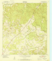 CROCKETT NE, TX HISTORICAL MAP GEOPDF 7.