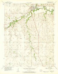 FLORENCE, KS HISTORICAL MAP GEOPDF 7.5X7