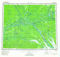 FORT YUKON, AK HISTORICAL MAP GEOPDF 1X3