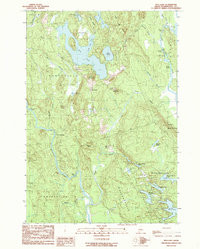 BOG LAKE, ME HISTORICAL MAP GEOPDF 7.5X7