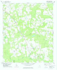 HUNTERS, GA HISTORICAL MAP GEOPDF 7.5X7.