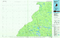 MEGANTIC, ME HISTORICAL MAP GEOPDF 30X60