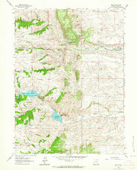 HECLA, WY HISTORICAL MAP GEOPDF 7.5X7.5