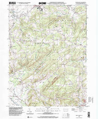MANATAWNY, PA HISTORICAL MAP GEOPDF 7.5X