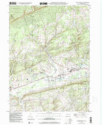 BRODHEADSVILLE, PA HISTORICAL MAP GEOPDF