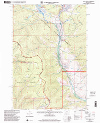 KITTY CREEK, MT-ID HISTORICAL MAP GEOPDF