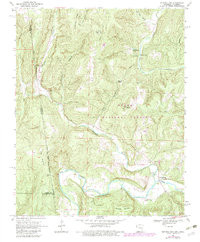 NATURAL DAM, AR-OK HISTORICAL MAP GEOPDF