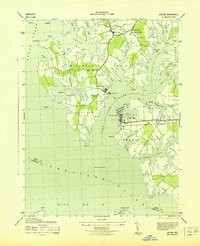 OXFORD, MD HISTORICAL MAP GEOPDF 7.5X7.5