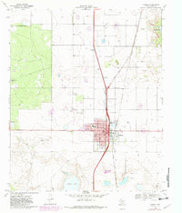 TAHOKA, TX HISTORICAL MAP GEOPDF 7.5X7.5
