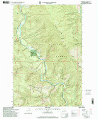 POND PEAK, ID HISTORICAL MAP GEOPDF 7.5X