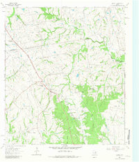 KENNEY, TX HISTORICAL MAP GEOPDF 7.5X7.5