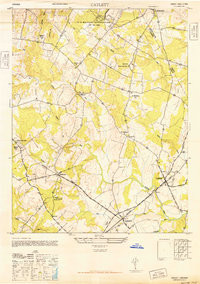 CATLETT, VA HISTORICAL MAP GEOPDF 7.5X7.