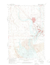 MOSES LAKE, WA HISTORICAL MAP GEOPDF 15X