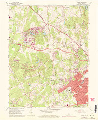 VIENNA, VA-MD HISTORICAL MAP GEOPDF 7.5X