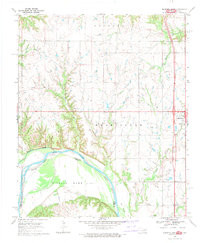 MARIETTA WEST, OK-TX HISTORICAL MAP GEOP