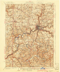 BROOKVILLE, PA HISTORICAL MAP GEOPDF 15X