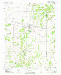 ASHLEY, IL HISTORICAL MAP GEOPDF 7.5X7.5