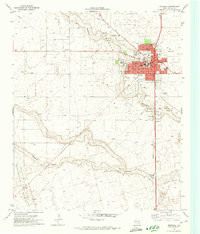 SEMINOLE, TX HISTORICAL MAP GEOPDF 7.5X7