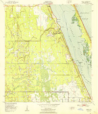 GRANT, FL HISTORICAL MAP GEOPDF 7.5X7.5