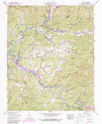 WHITTIER, NC HISTORICAL MAP GEOPDF 7.5X7