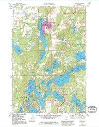 NISSWA, MN HISTORICAL MAP GEOPDF 7.5X7.5