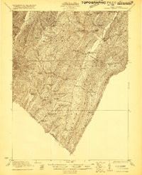 ORKNEY SPRINGS, WV-VA HISTORICAL MAP GEO