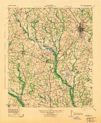 STATESBORO, GA HISTORICAL MAP GEOPDF 15X