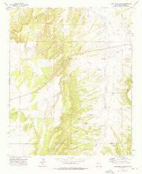 ARMSTRONG CANYON, NM HISTORICAL MAP GEOP