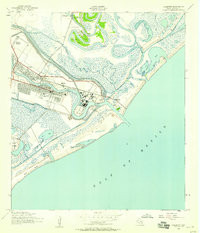 FREEPORT, TX HISTORICAL MAP GEOPDF 7.5X7