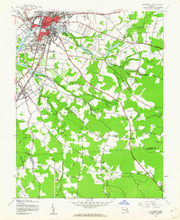 SALISBURY, MD HISTORICAL MAP GEOPDF 7.5X