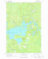 KIERNAN, MI HISTORICAL MAP GEOPDF 7.5X7.