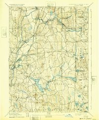 MOOSUP, CT-RI HISTORICAL MAP GEOPDF 15X1