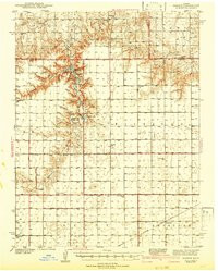 SANDON, KS HISTORICAL MAP GEOPDF 15X15 G