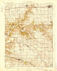 DANVERS, IL HISTORICAL MAP GEOPDF 15X15