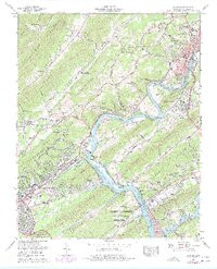 CLINTON, TN HISTORICAL MAP GEOPDF 7.5X7.
