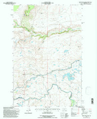 SPLIT ROCK LAKE, MT HISTORICAL MAP GEOPD