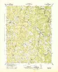 BEAVERDAM, VA HISTORICAL MAP GEOPDF 7.5X