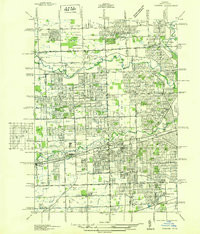 INKSTER, MI HISTORICAL MAP GEOPDF 7.5X7.