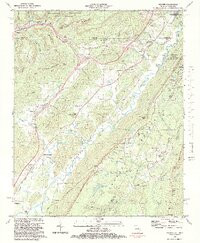 HOOKER, GA-TN HISTORICAL MAP GEOPDF 7.5X