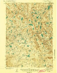 MOUNT BONNEVILLE, WY HISTORICAL MAP GEOP