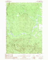 DILL HILL, ME HISTORICAL MAP GEOPDF 7.5X