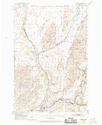 BENGE, WA HISTORICAL MAP GEOPDF 15X15 GR