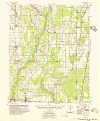 TILTON, AR HISTORICAL MAP GEOPDF 15X15 G